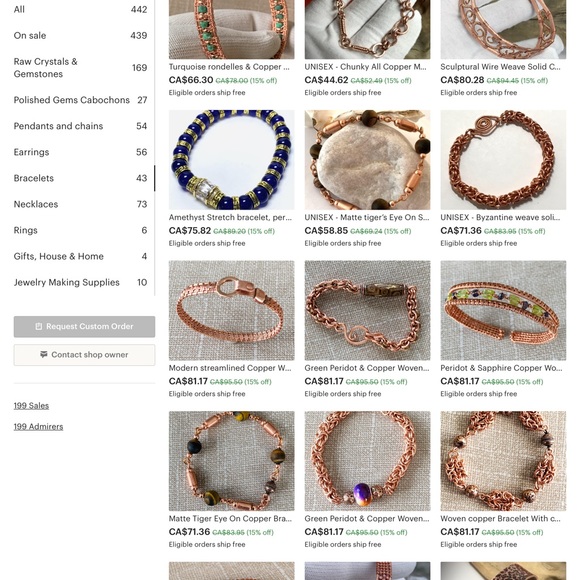 Christmas gifts ! Shop coolgems jewelry - Picture 2 of 7